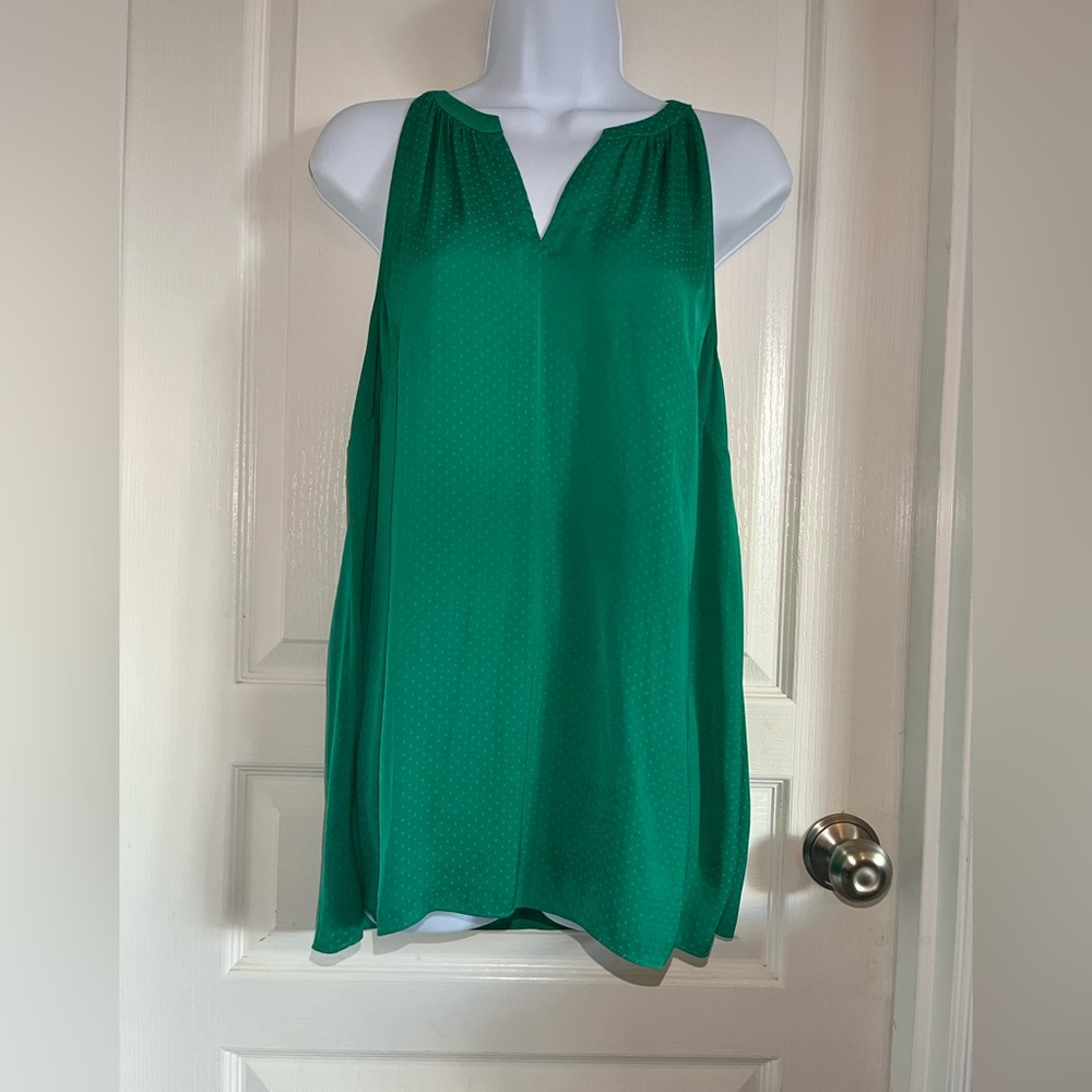 Green Dotted Cabi Tank Top